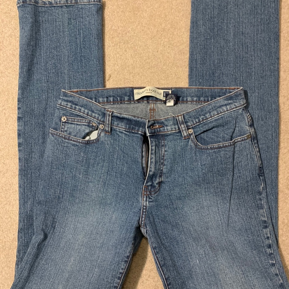 Sz 8 long London jeans